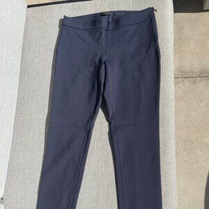 Navy stretch tailored pants